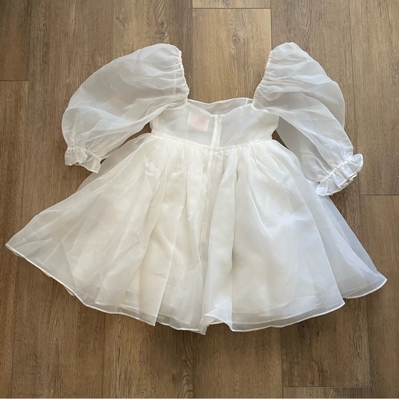 Selkie The Ivory Puff Dress - Picture 8 of 10